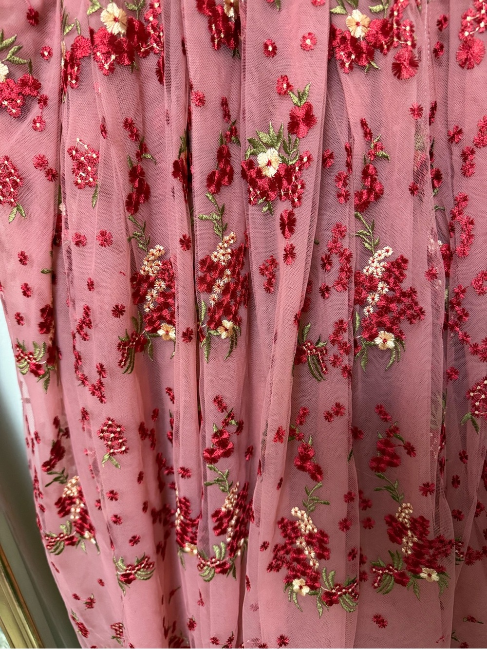Jessakae Scarlet Floral Sequin Tulle Formal Dress - Picture 12 of 12